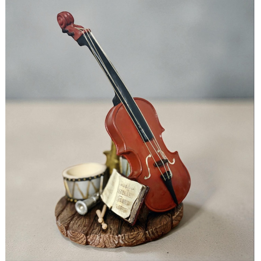 Violin Vintage Collectible Decorative Musical Table Top Display